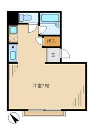 マンションＫＡＮＮＡの物件間取画像